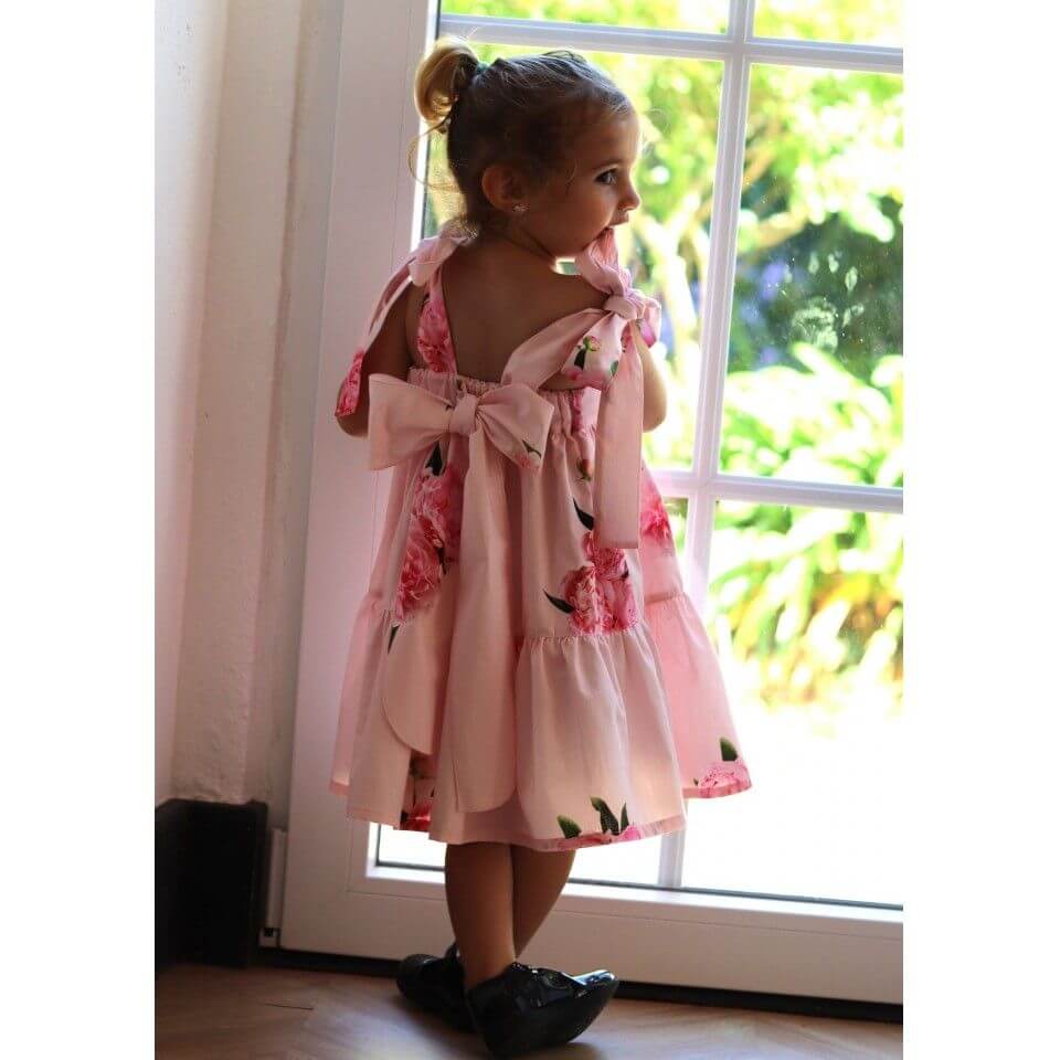 ポルトガル発! Phi Clothing ★White ポプリン ドレス★2-10Y ポルトガル発! Phi Clothing ☆White ポプリン ドレス☆2-10Y