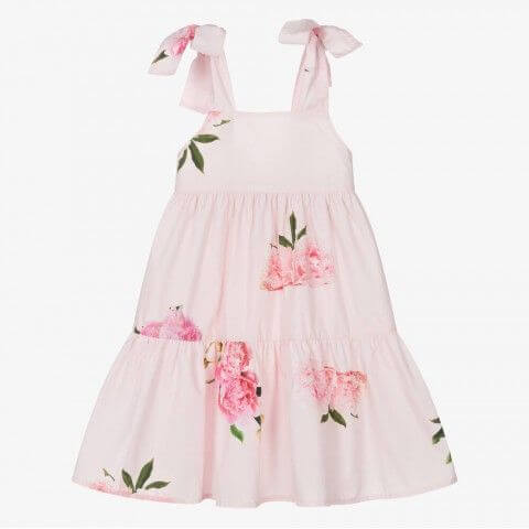Phi Clothing ★White & Pink 花柄 コットン トップス★2-10Y Cute Strawberry Pink White Flower Sun Protection Zip Up