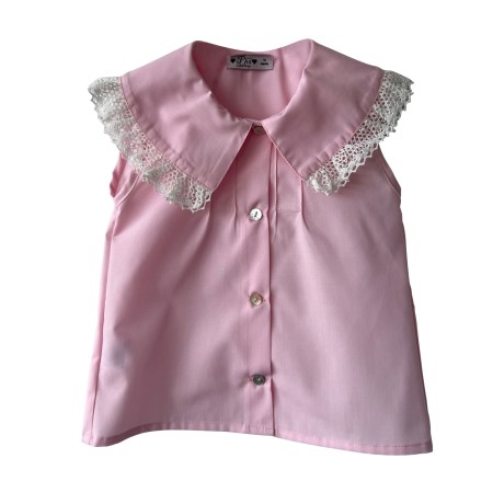 Pink buttons blouse