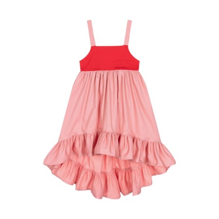 Red and pink piquett long dress Red and pink piquett long dress