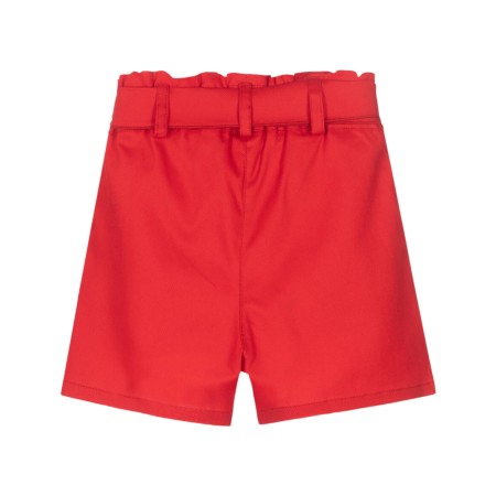 Red piquet shorts Red piquet shorts