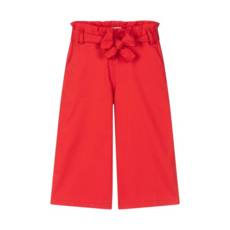 Red piquett trousers