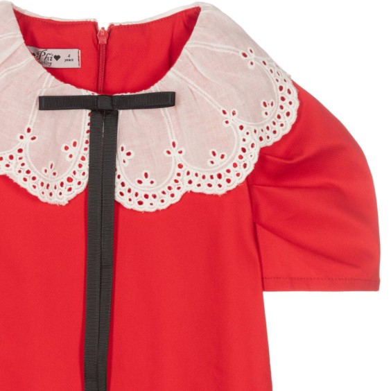 Red piquett dress