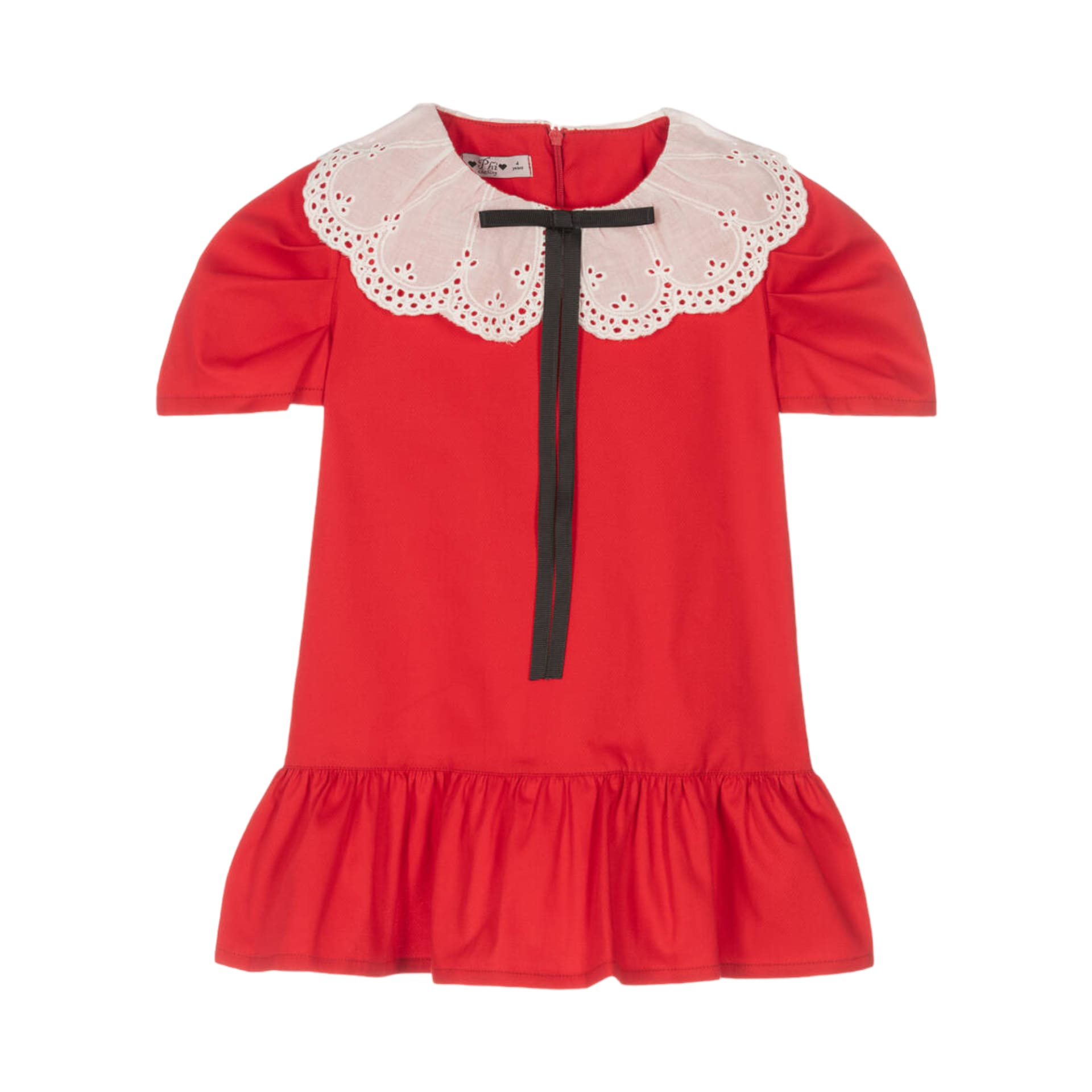 Red piquett dress