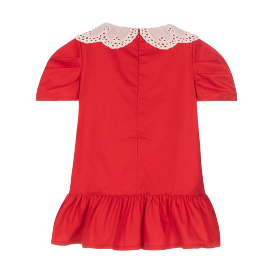 Vestido piqu� vermelho