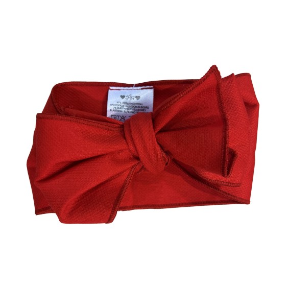 Red piquett hairband
