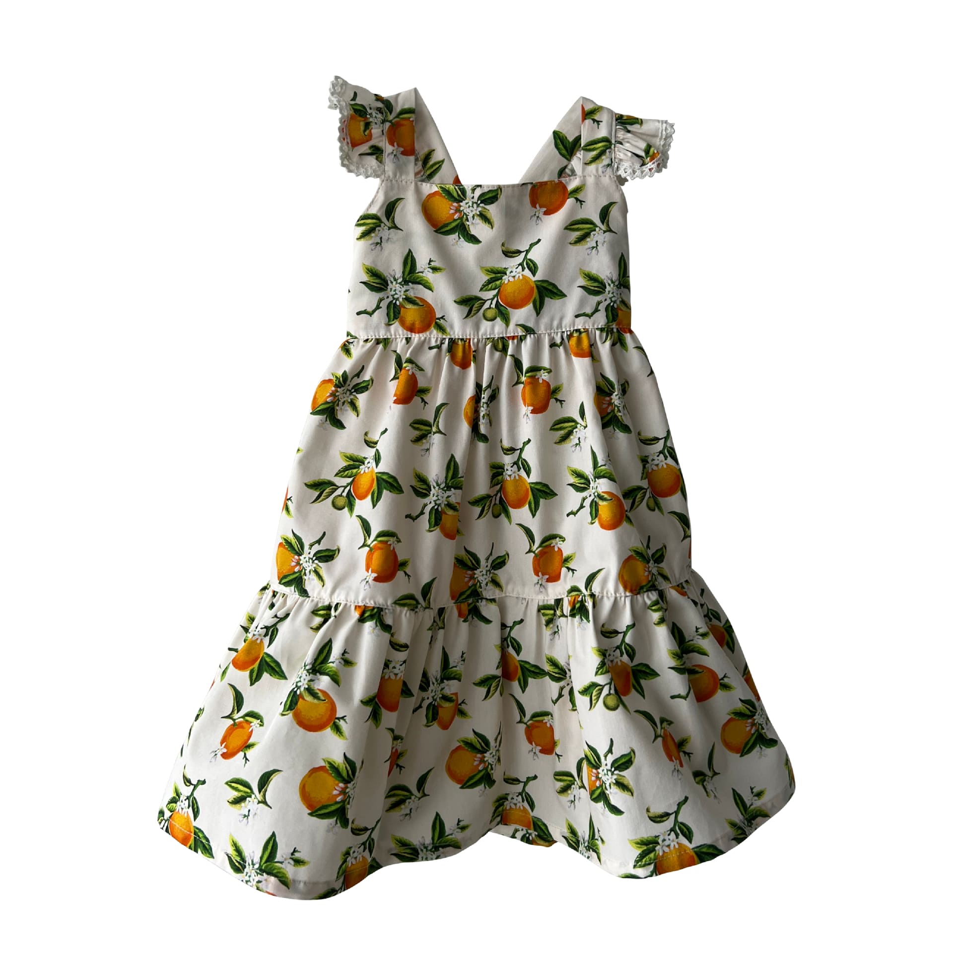 Oranges long dress