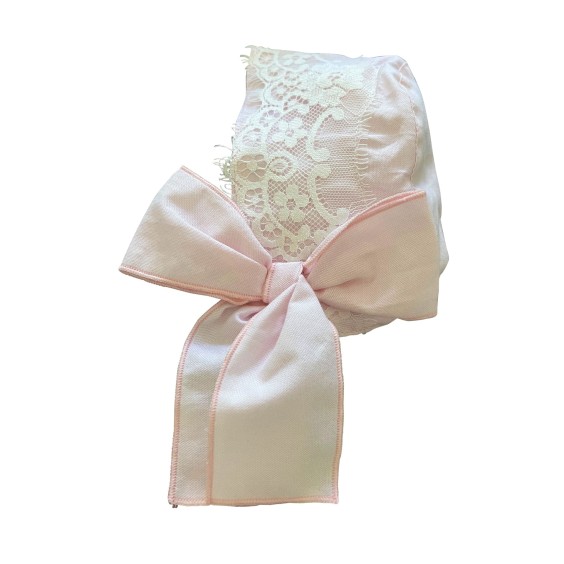 Pink oxford bonnet
