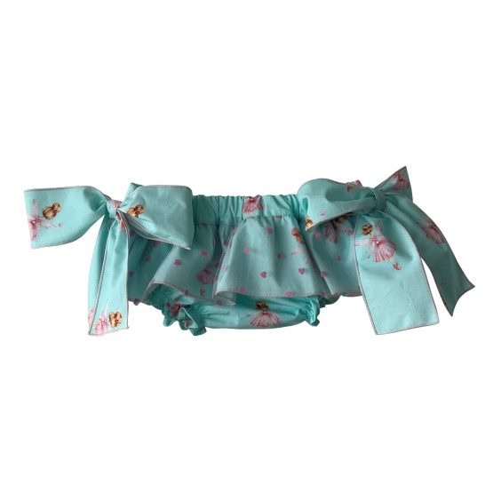 Blue with ballerinas bloomer Blue with ballerinas bloomer