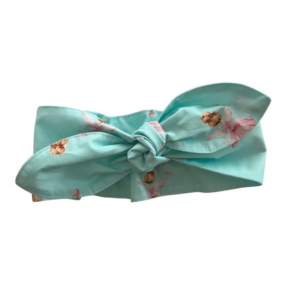 Blue with ballerinas hairband Blue with ballerinas hairband