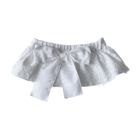 White oxford bloomer