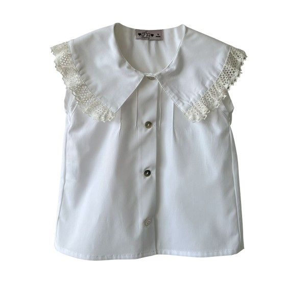 White blouse with lace White blouse with lace