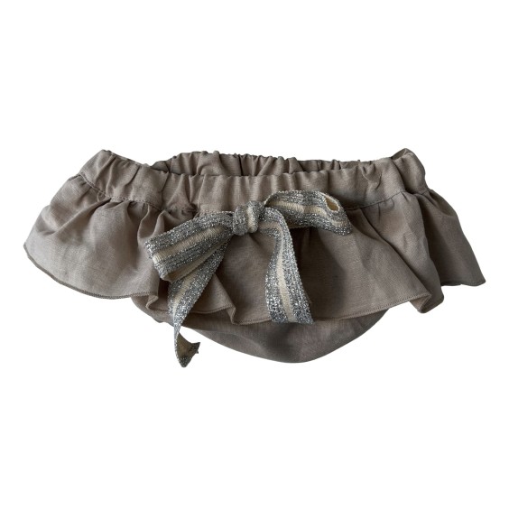 Beige linen bloomer Beige linen bloomer