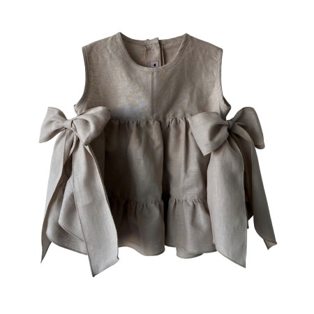 Tunique lin beige