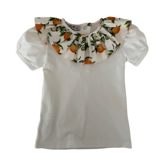 T-shirt avec col � oranges