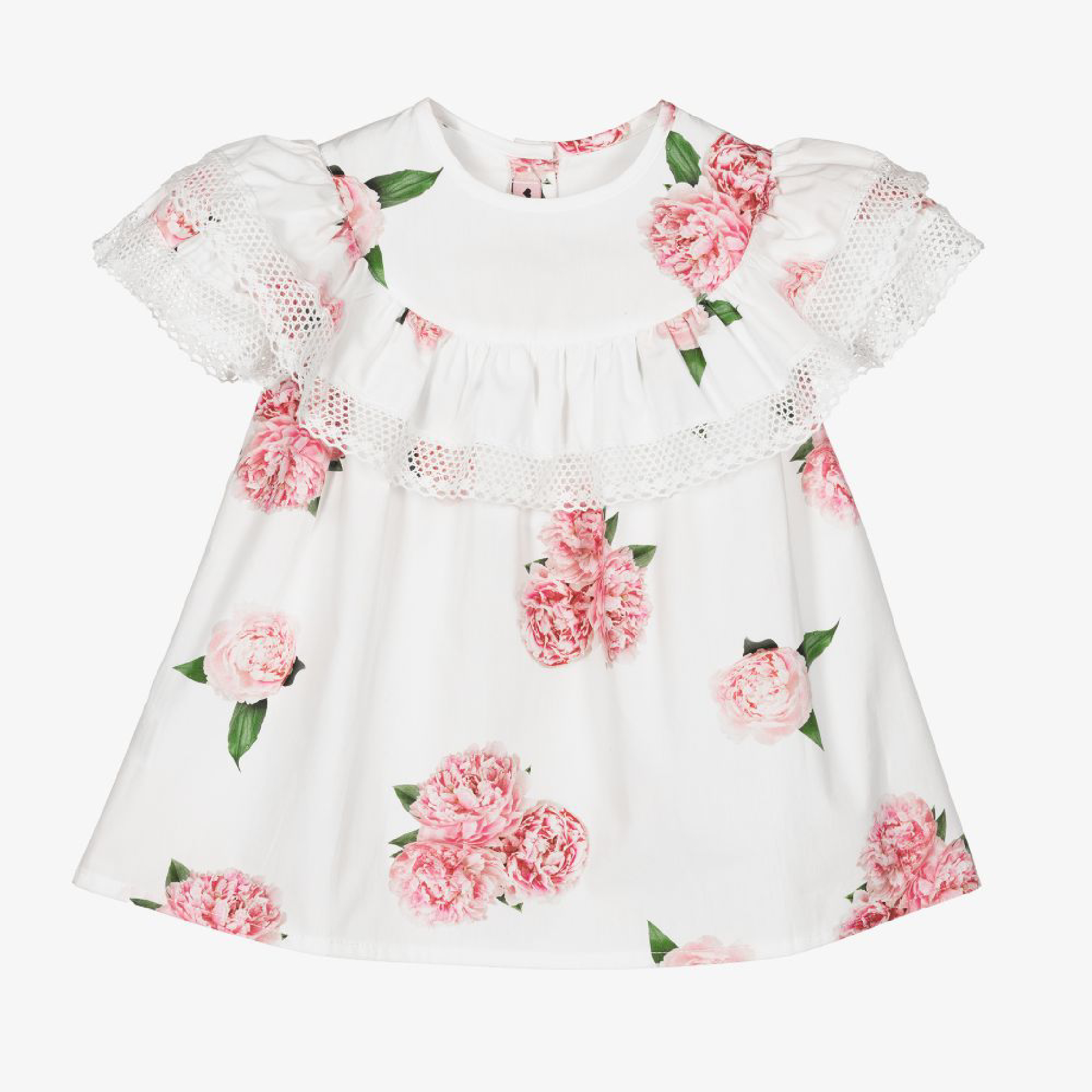 Peony frill blouse