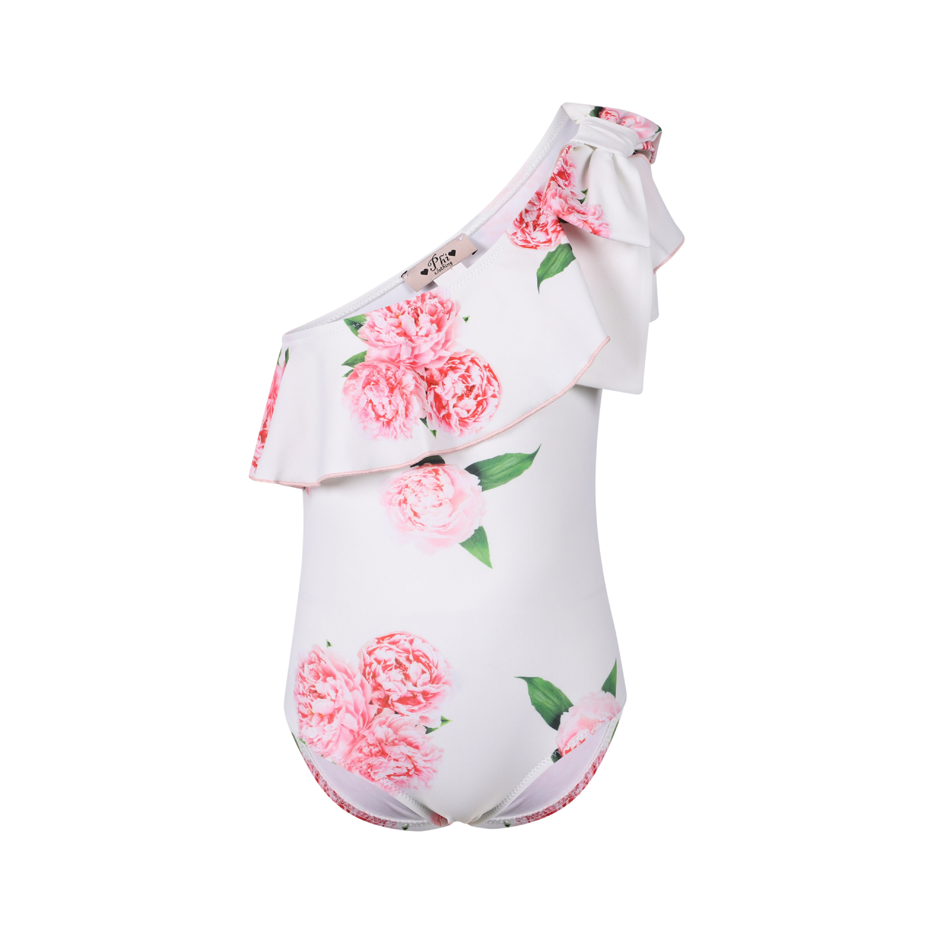 Peony one shoulder swimsuit - woman