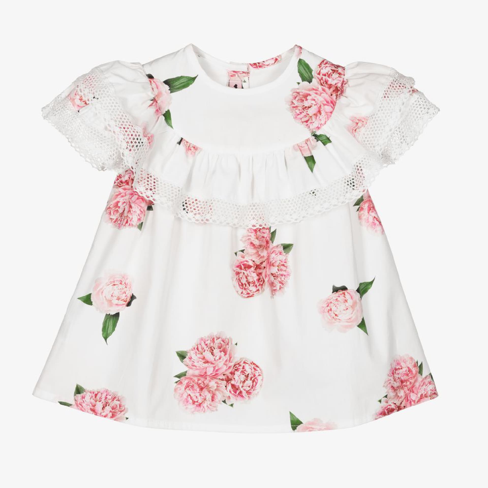 Peony frill blouse