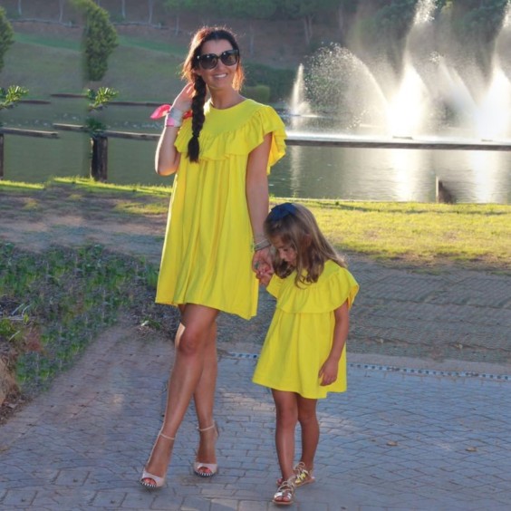 Robe jaune