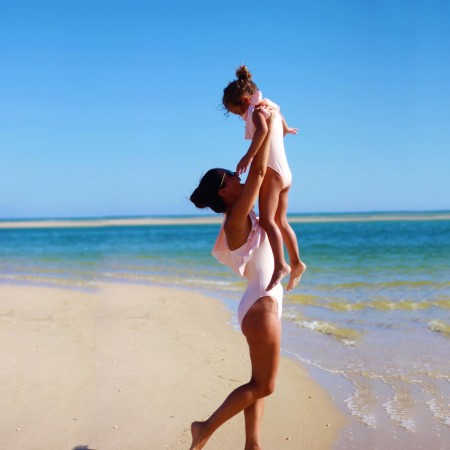 Nude one shoulder swimsuit - girl Nude one shoulder swimsuit - girl