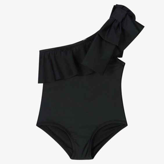 Maillot de bain une paule noir - femme