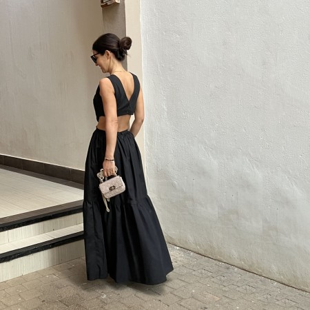 Vestido cut out preto - mulher Vestido cut out preto - mulher