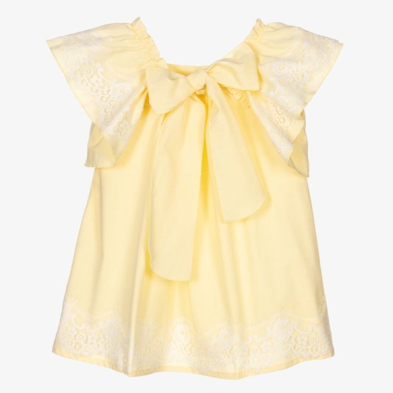 yellow oxford dress