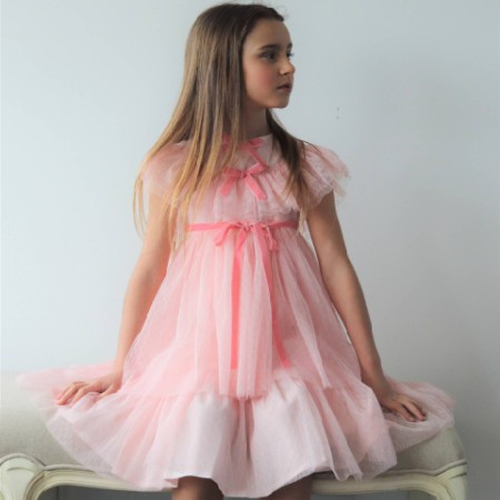 Pink tule dress