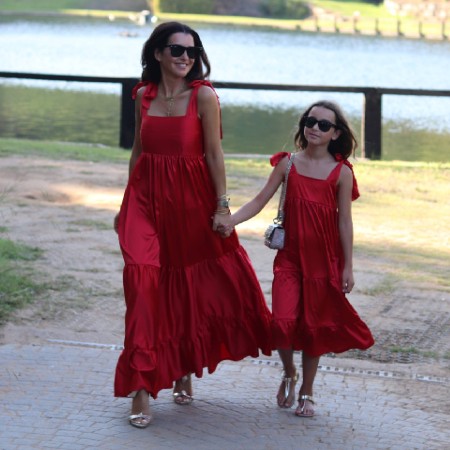 Red long dress Red long dress