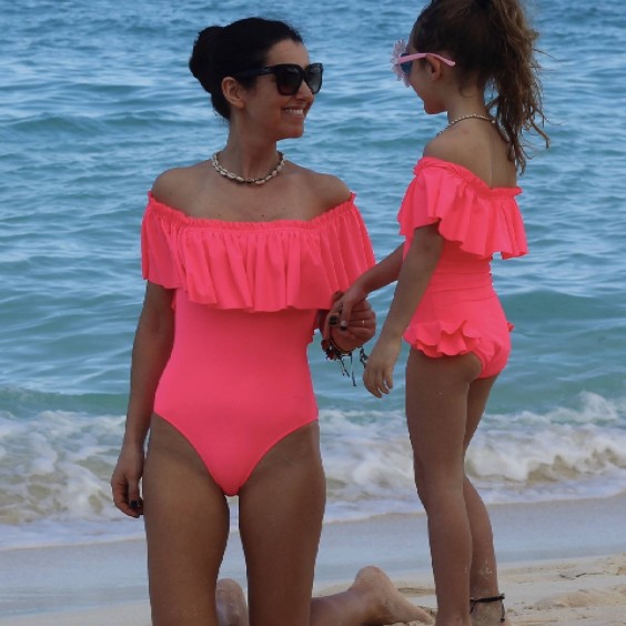 Fuchsia swimsuit Fuchsia swimsuit