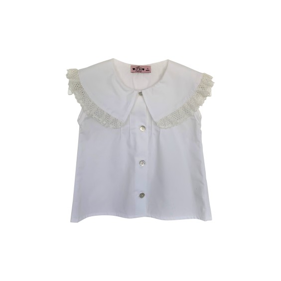 Blusa branca com renda Blusa branca com renda