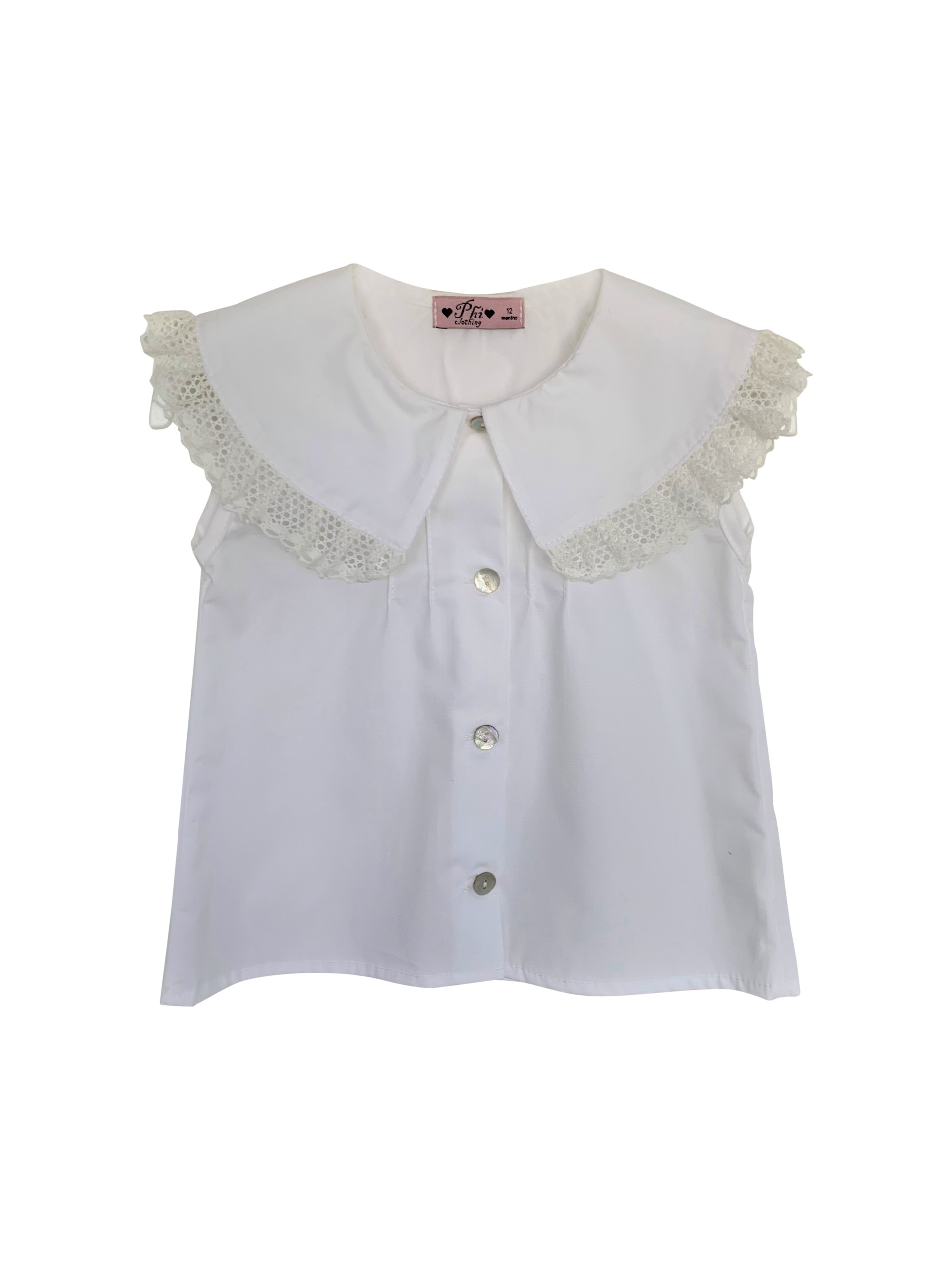 White collar blouse