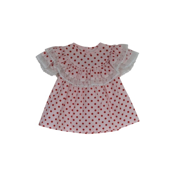 Red dots blouse