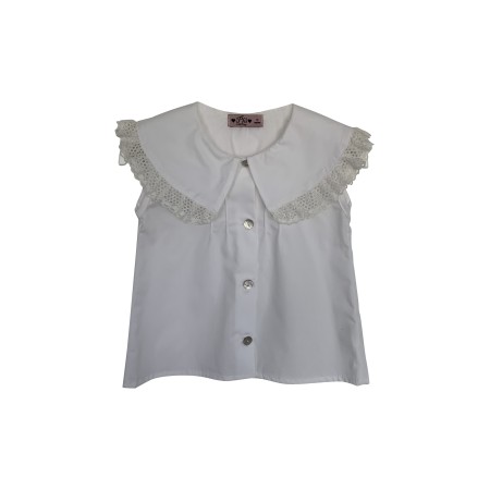 White collar blouse