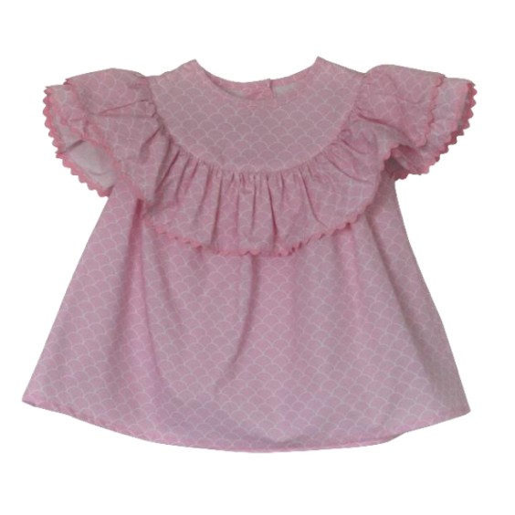 Pink waves blouse Pink waves blouse