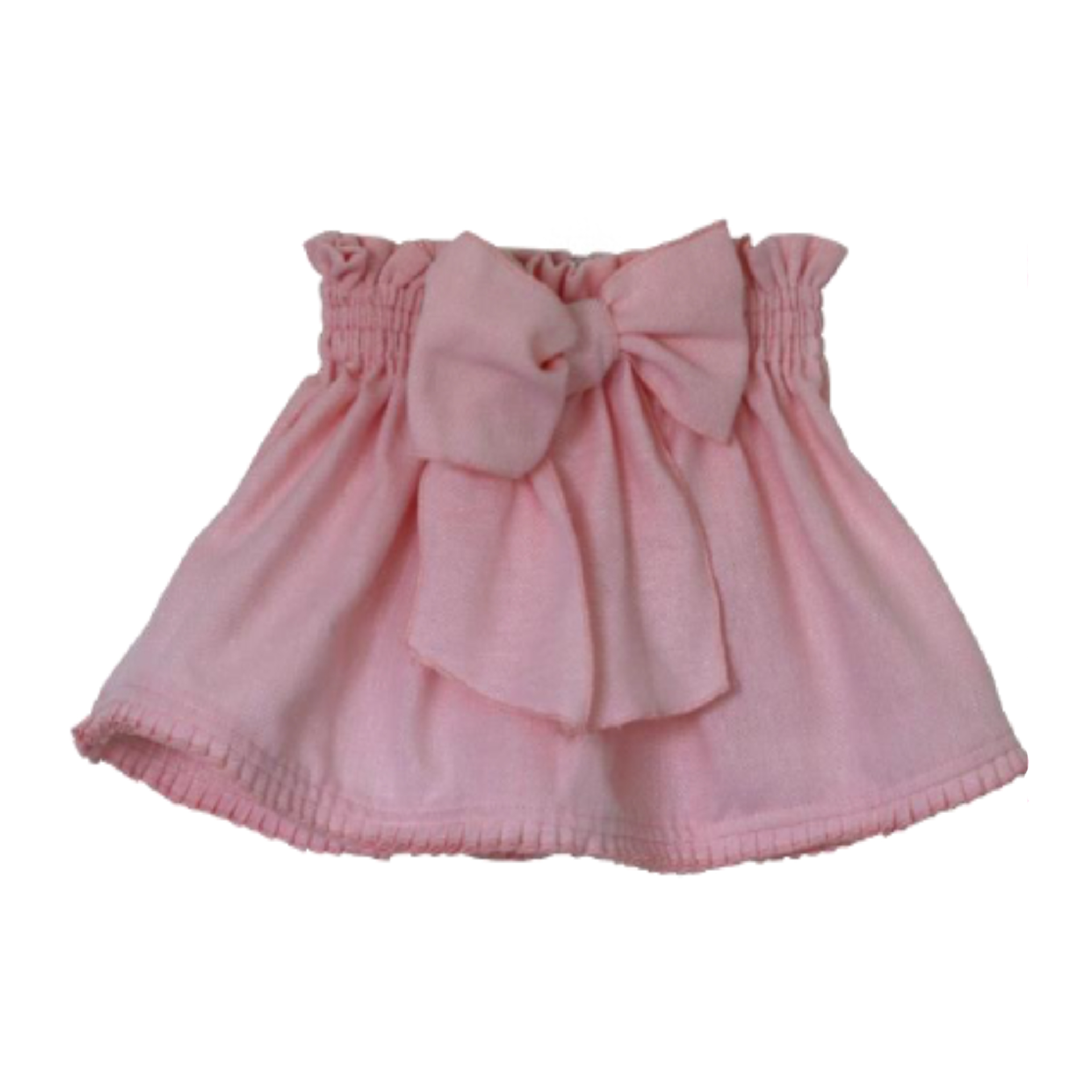Pink skirt with frill pleats