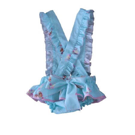 Unicorn bloomer with straps