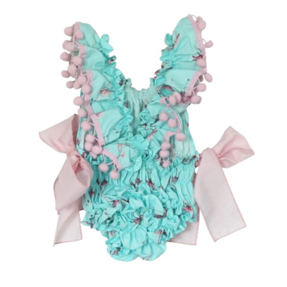Flamingos cotton swimsuit