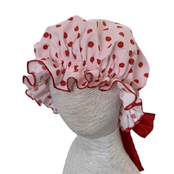 Red dots bonnet Red dots bonnet
