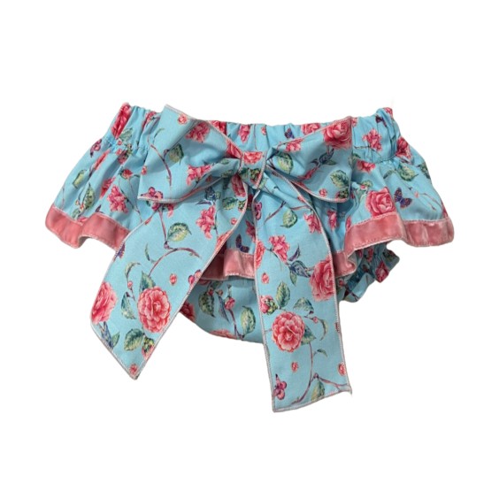 Blue with flowers bloomer Blue with flowers bloomer