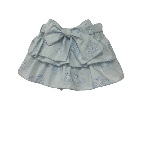 Blue with angels frill skirt Blue with angels frill skirt
