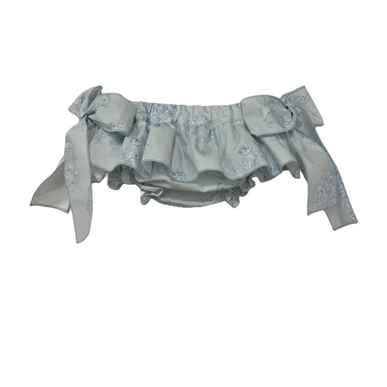 Blue with angels bloomer with bows Blue with angels bloomer with bows
