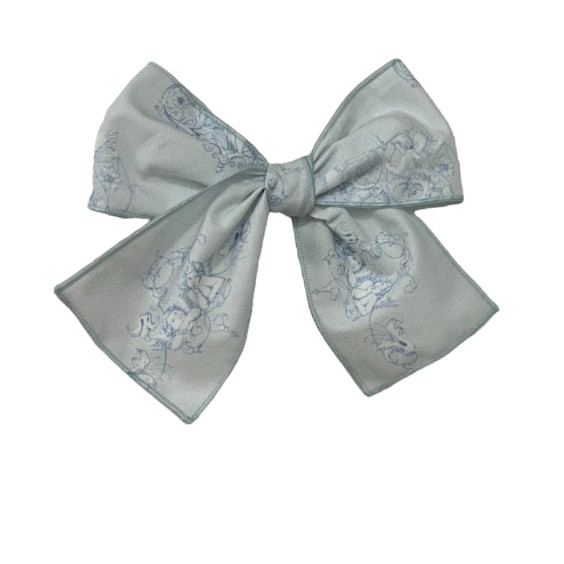Blue with angels hair bow