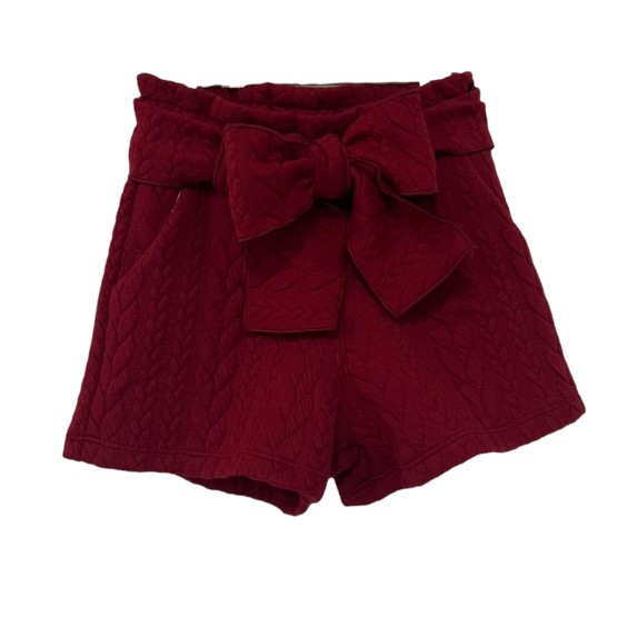 Baleaf Women's Cotton Shorts Burgundy Size Large Red - $15