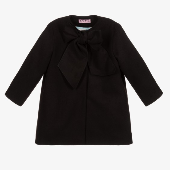 Manteau Bleu Marine à n?ud