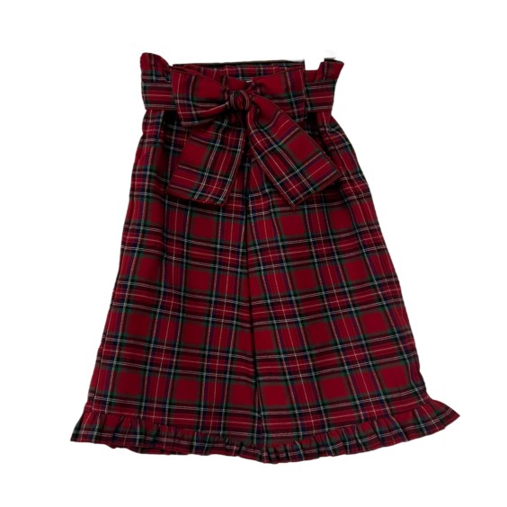 Red tartan trousers Red tartan trousers