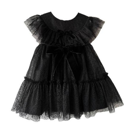 Black tule dress