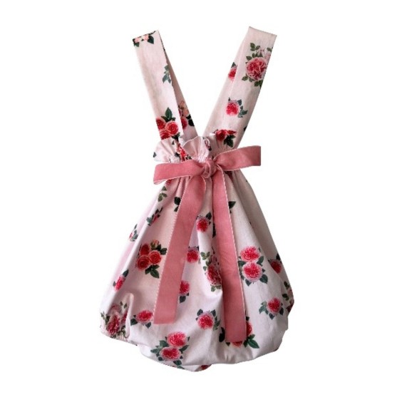 Pink camellia romper Pink camellia romper