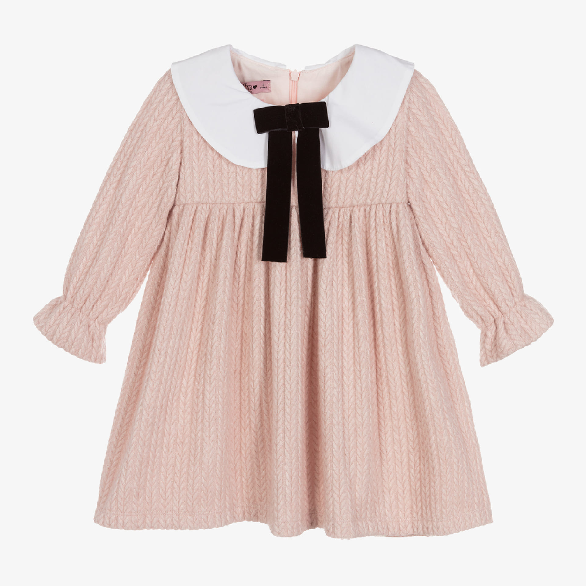 Pink jersey dress