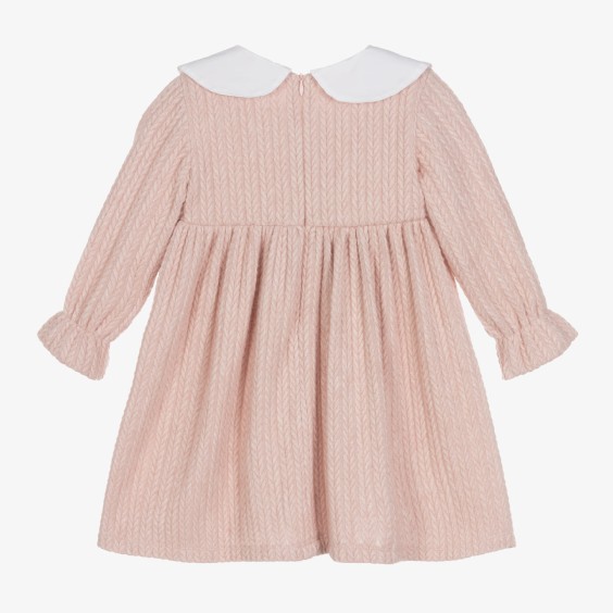 Pink wool dress